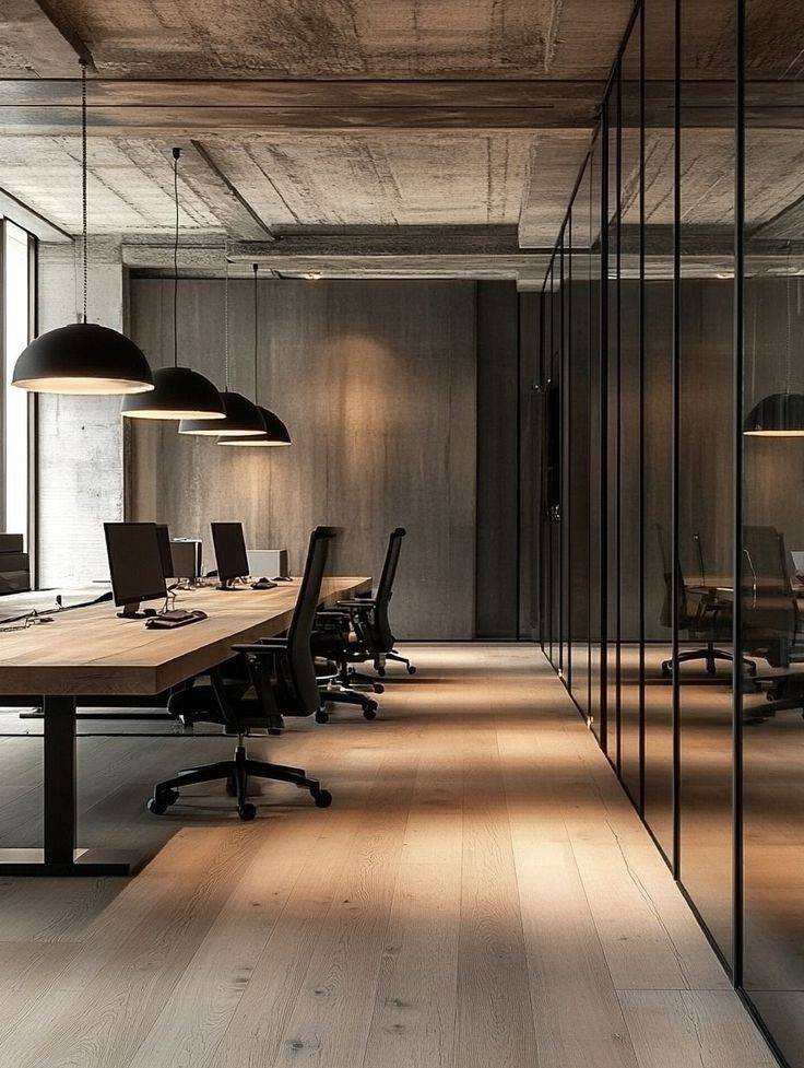Modern office workspace